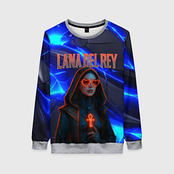 Женский свитшот Lana Del Rey киберпанк
