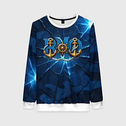 Женский свитшот ВМФ якорь и штурвал