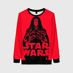 Свитшот женский Star wars - Darth Sidious, цвет: 3D-черный