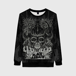 Женский свитшот Black Sabbath death skull