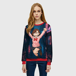 Свитшот женский Сиратори Айра в ярости, цвет: 3D-красный — фото 2