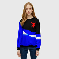 Свитшот женский Doom sport geometry, цвет: 3D-черный — фото 2