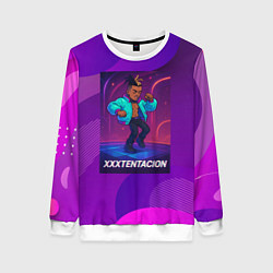 Женский свитшот XXXTentacion танцует в стиле 80х