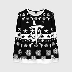 Женский свитшот Doom x csgo winter