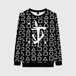 Женский свитшот Doom geometry pattern