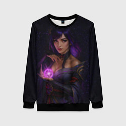 Свитшот женский Райдэн Эи реализм, цвет: 3D-черный