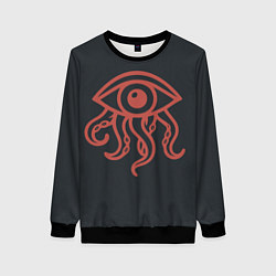 Женский свитшот Глаз кракена