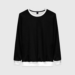 Свитшот женский Путь и истина и живот черно-золотой арт, цвет: 3D-белый