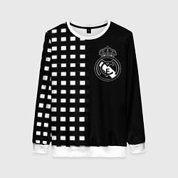 Женский свитшот Real Madrid клетка