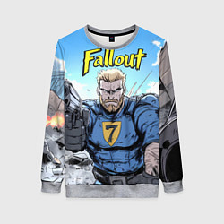 Свитшот женский Fallout 7, цвет: 3D-меланж
