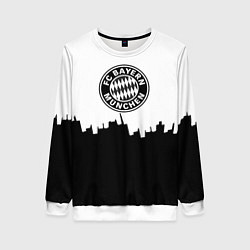 Свитшот женский Bayern Mnchen пиксели, цвет: 3D-белый