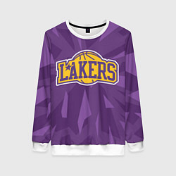 Свитшот женский NBA Los Angeles Lakers, цвет: 3D-белый