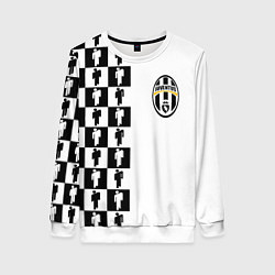 Женский свитшот Ювентус паттерн люди