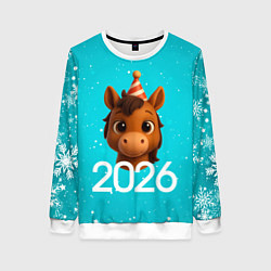 Женский свитшот Голова лошадки