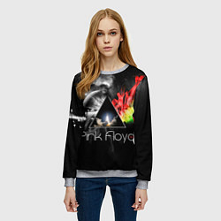 Свитшот женский Pink Floyd, цвет: 3D-меланж — фото 2