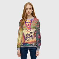Свитшот женский Фрида, цвет: 3D-меланж — фото 2