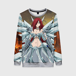 Свитшот женский Fairy tail, цвет: 3D-меланж