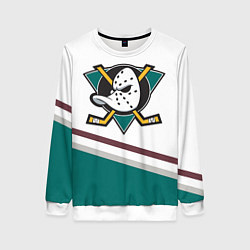 Свитшот женский Anaheim Ducks Selanne, цвет: 3D-белый