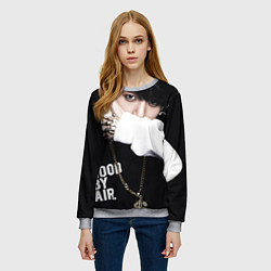 Свитшот женский BTS: Hood by air, цвет: 3D-меланж — фото 2