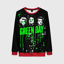 Свитшот женский Green Day: Acid Colour, цвет: 3D-красный