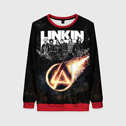 Свитшот женский Linkin Park: Comet, цвет: 3D-красный