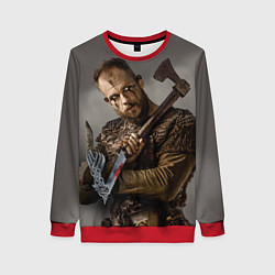 Свитшот женский Флоки, цвет: 3D-красный