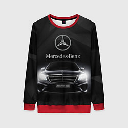 Свитшот женский Mercedes, цвет: 3D-красный