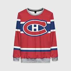 Свитшот женский Montreal Canadiens, цвет: 3D-меланж