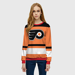 Свитшот женский Philadelphia Flyers, цвет: 3D-красный — фото 2