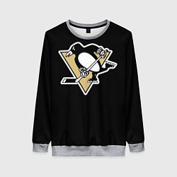 Свитшот женский Pittsburgh Penguins: Crosby, цвет: 3D-меланж