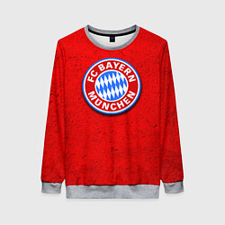 Свитшот женский Bayern FC, цвет: 3D-меланж
