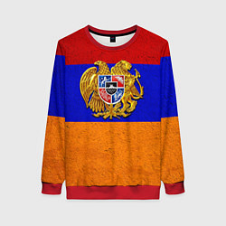 Свитшот женский Армения, цвет: 3D-красный