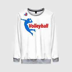 Женский свитшот Волейболист в прыжке