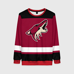 Свитшот женский Arizona Coyotes, цвет: 3D-красный