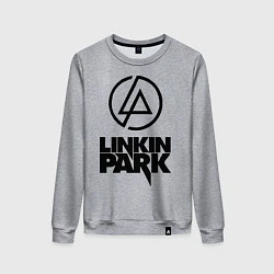 Свитшот хлопковый женский Linkin Park, цвет: меланж