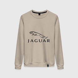 Свитшот хлопковый женский Jaguar, цвет: миндальный