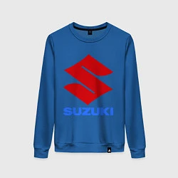 Свитшот хлопковый женский Suzuki, цвет: синий