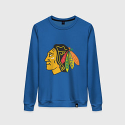 Свитшот хлопковый женский Chicago Blackhawks: Kane, цвет: синий