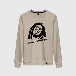 Женский свитшот Bob Marley: Don't worry