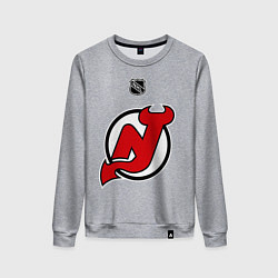 Свитшот хлопковый женский New Jersey Devils: Kovalchuk 17, цвет: меланж