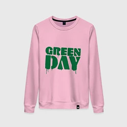 Свитшот хлопковый женский Green Day, цвет: светло-розовый