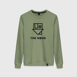 Свитшот хлопковый женский The NBHD, цвет: авокадо