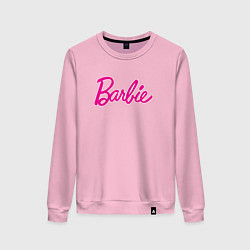 Свитшот хлопковый женский Барби 3, цвет: светло-розовый