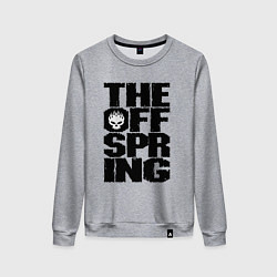 Свитшот хлопковый женский The Offspring, цвет: меланж