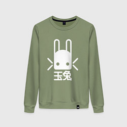 Свитшот хлопковый женский Destiny Rabbit, цвет: авокадо