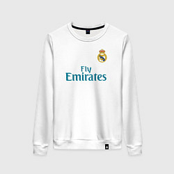 Свитшот хлопковый женский Real Madrid: Ronaldo 07, цвет: белый