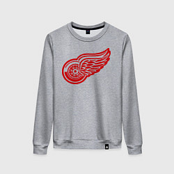 Свитшот хлопковый женский Detroit Red Wings: Pavel Datsyuk, цвет: меланж