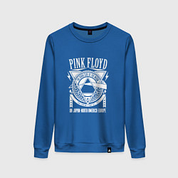 Свитшот хлопковый женский Pink Floyd, цвет: синий