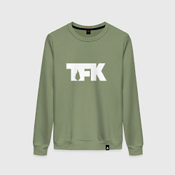 Женский свитшот TFK: White Logo