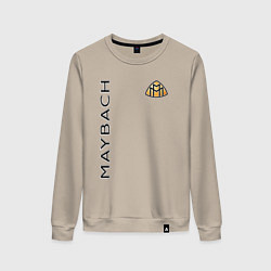 Свитшот хлопковый женский Maybach Style, цвет: миндальный